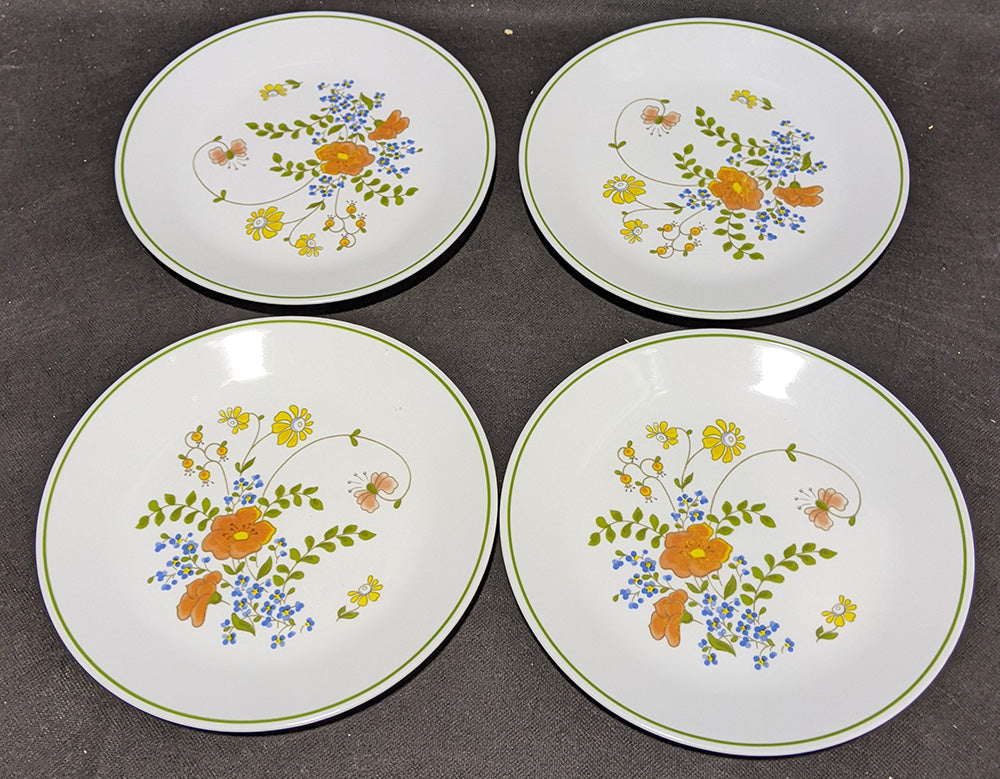 4 Corelle -- Wildflower -- Luncheon Plates