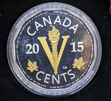 Load image into Gallery viewer, 2015 Canada Legacy of the Victory Nickel Fine Silver Coin w/ COA
