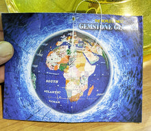 Load image into Gallery viewer, Beautiful Gemstone Globe - 18 Different Gemstones Used
