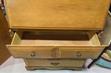 Load image into Gallery viewer, Vintage Wooden Secretary&#39;s Desk - 3 Drawers
