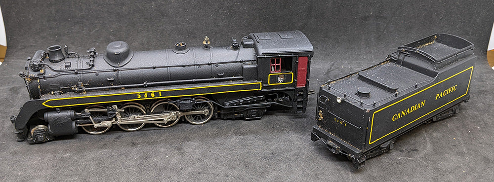 HO Brass CPR Canadian Pacific 2-8-2 Class P2J Locomotive Steam Engine, #5461