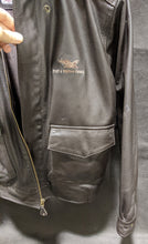 Load image into Gallery viewer, Vintage Pratt &amp; Whitney Dk. Brown Leather Jacket, Men&#39;s Small, Made in Canada
