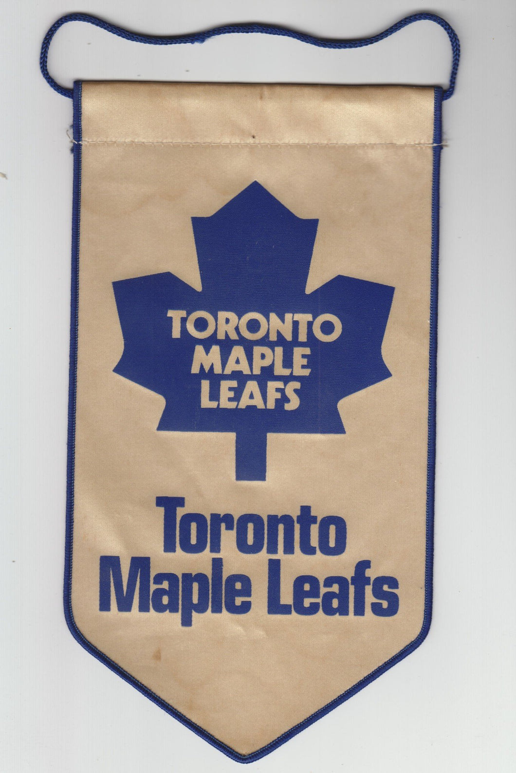 Vintage 1970's Souvenir Toronto Maple Leafs Pennant