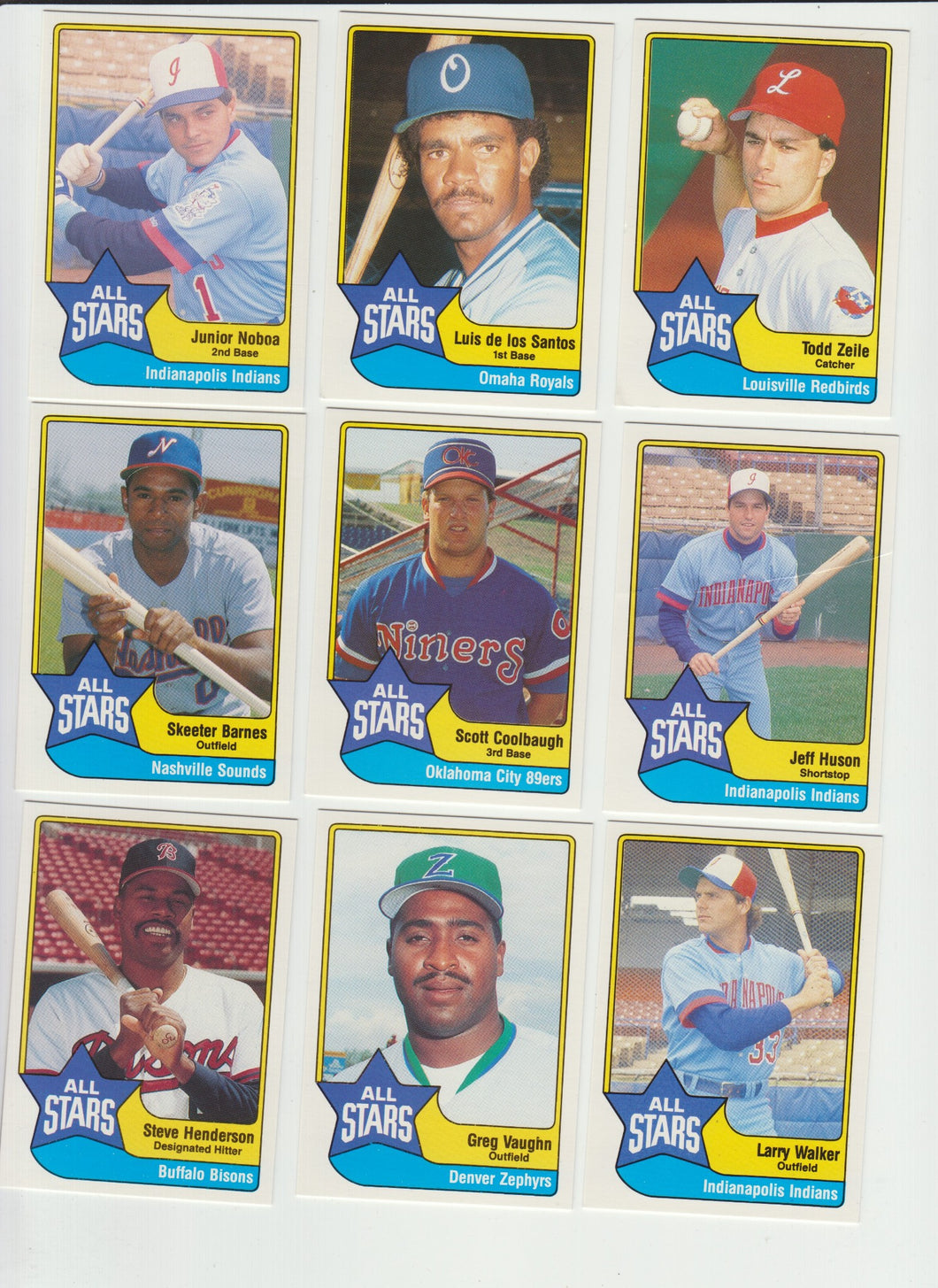 1989 CMC Baseball Card Set 1-45 w/ Larry Walker