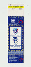Load image into Gallery viewer, 1993 Toronto Blue Jays American League Championship Game 5 Ticket Stub

