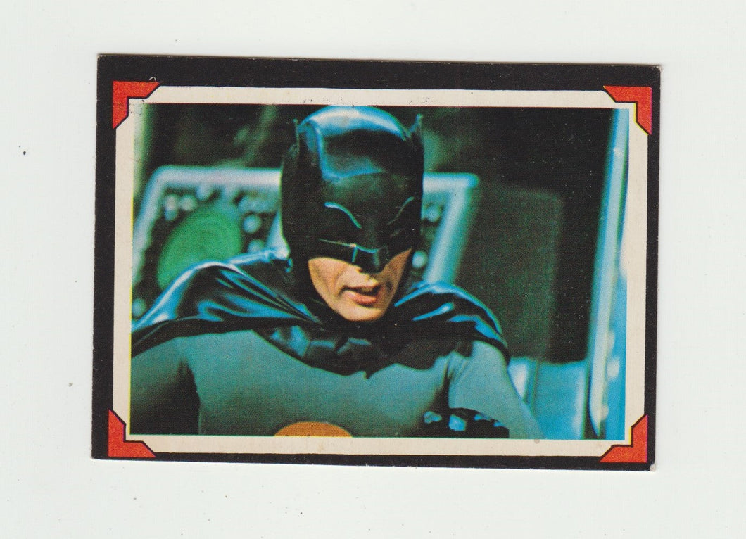 1966 O Pee Chee OPC Batman Riddler Back Card: Bookworm Batman #6